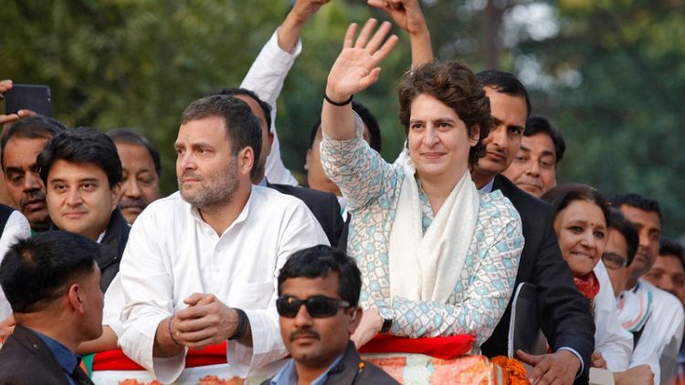In Indian election, Gandhi sibling charms but may struggle to win votes