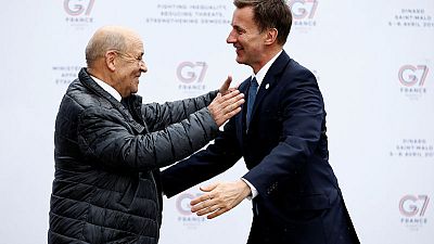 Bogged down in Brexit, Britain tries to flex G7 muscles Bogged down in Brexit, Britain tries to flex G7 muscles