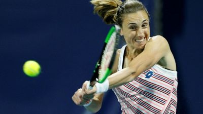 La Croate Petra Martic lors de l'Open de Miami le 22 mars 2019 La Croate Petra Martic lors de l'Open de Miami le 22 mars 2019
