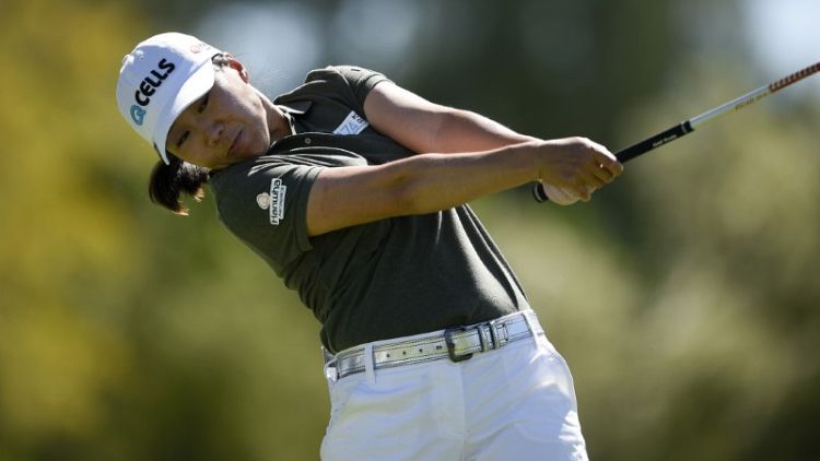 Kim takes clubhouse lead at ANA with eight birdies