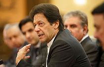 Pakistan PM Imran Khan accuses India of war "hysteria"