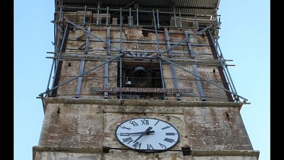 Papa,vicino fatiche ricostruzione Aquila Papa,vicino fatiche ricostruzione Aquila