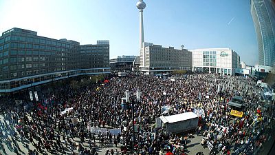 Berlin activists march to demand city seize housing from landlords