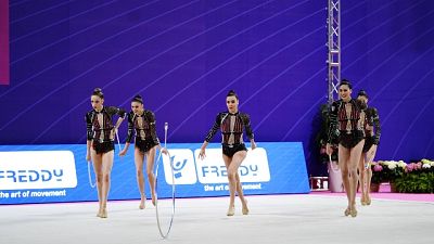 Ritmica, bronzo Italia nell'All around Ritmica, bronzo Italia nell'All around