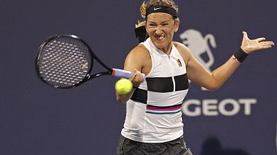 Azarenka upsets Kerber, faces Muguruza in Monterrey final Azarenka upsets Kerber, faces Muguruza in Monterrey final