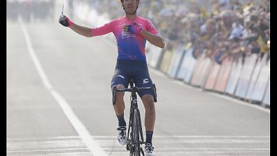 Ciclismo: Fiandre, trionfo Bettiol Ciclismo: Fiandre, trionfo Bettiol