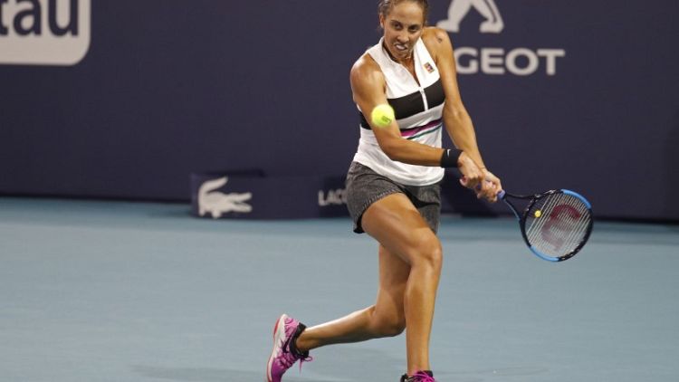 Tennis - Keys defeats Wozniacki for first time to claim Charleston title
