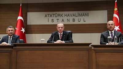 Erdogan casts doubt on Istanbul vote, driving lira lower Erdogan casts doubt on Istanbul vote, driving lira lower