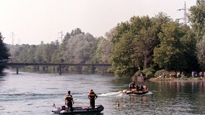 Cadavere nel fiume Adda nel Milanese Cadavere nel fiume Adda nel Milanese
