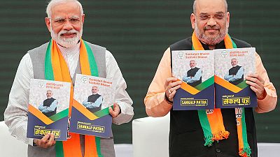 Modi's alliance to win slim majority in Indian election, poll shows Modi's alliance to win slim majority in Indian election, poll shows