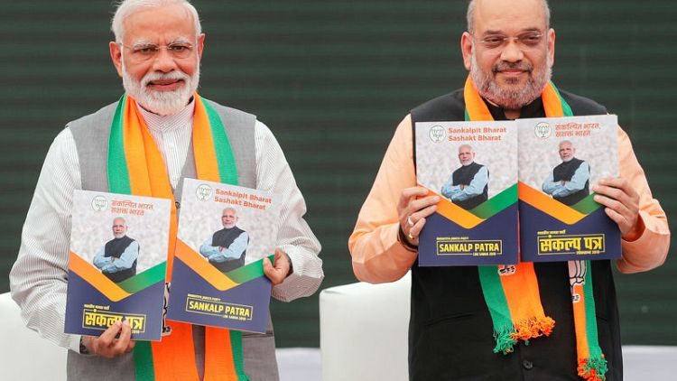 Modi's alliance to win slim majority in Indian election, poll shows