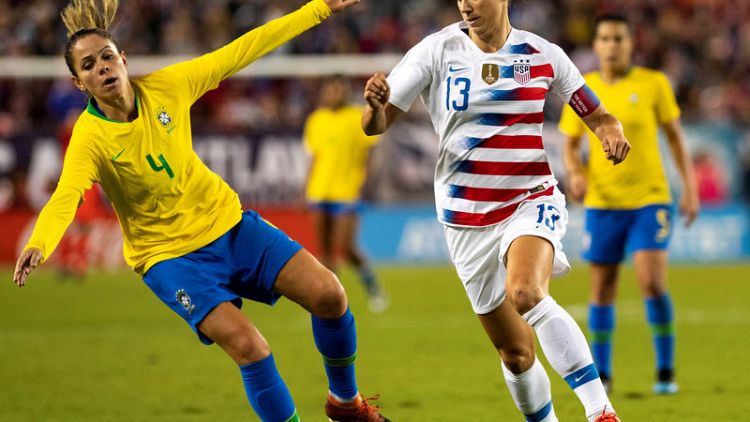 Brazilian women unable to emulate U.S. footballers in equality battle