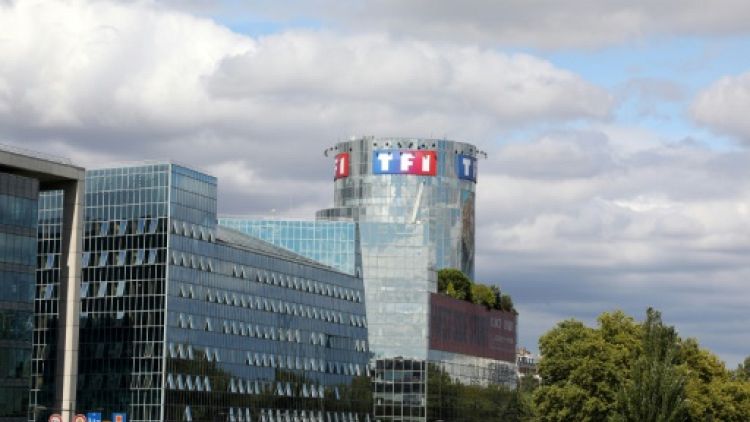 Vue du siège de TF1 à Boulogne-Billancourt, le 4 septembre 2017  