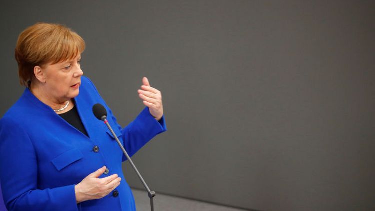 Result of Deutsche-Commerzbank merger talks is open, says Merkel