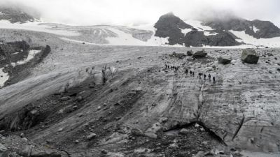 Des résidus radioactifs dans les glaciers Des résidus radioactifs dans les glaciers