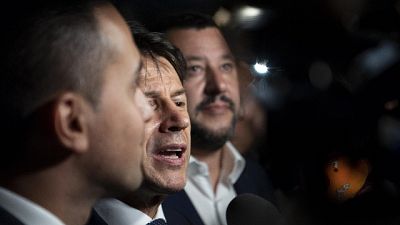 Vertice di governo Conte-Salvini-Di Maio Vertice di governo Conte-Salvini-Di Maio