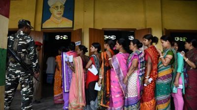 Le premier jour des législatives en Inde, le 11 avril 2019. Le premier jour des législatives en Inde, le 11 avril 2019.