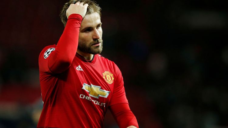 Shaw own goal gives Barca advantage over United