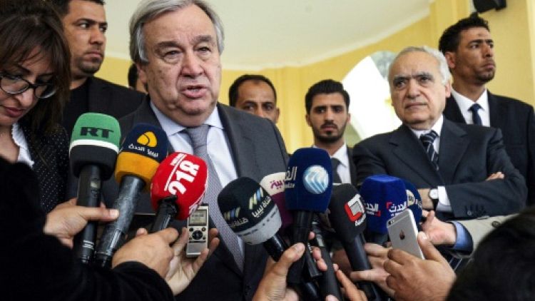 Libye: Guterres réclame "un cessez-le-feu", l'ONU va préparer un texte
