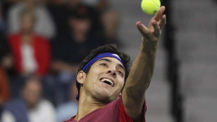 Tennis - Garin saves five match points to stun Chardy in Houston