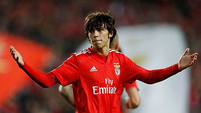 Benfica teenager Joao Felix nets treble in 4-2 Eintracht win