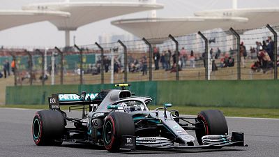 Bottas tops Vettel to go fastest in Chinese GP practice