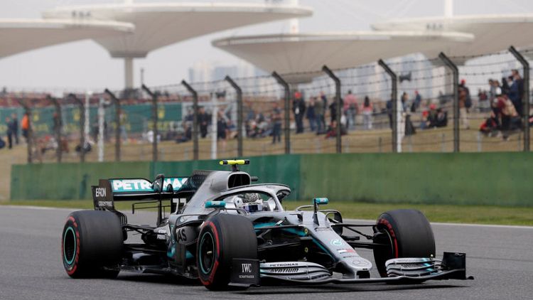 Bottas tops Vettel to go fastest in Chinese GP practice