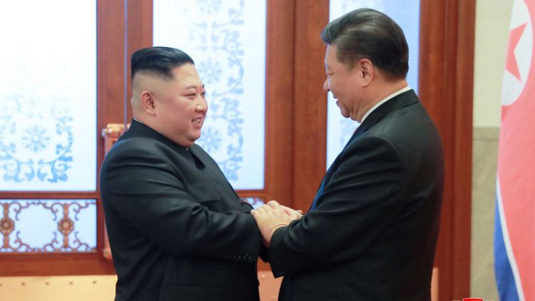 الرئيس الصيني يهنئ الزعيم الكوري الشمالي بإعادة انتخابه