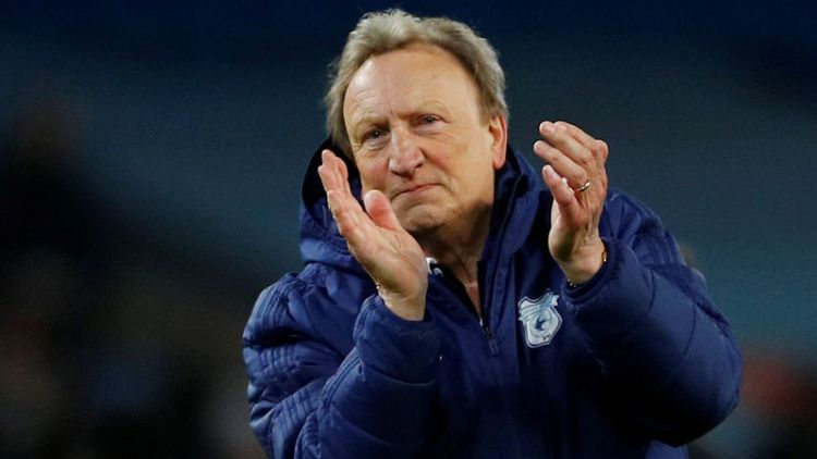 Cardiff need 10 more points to avoid the drop, says Warnock