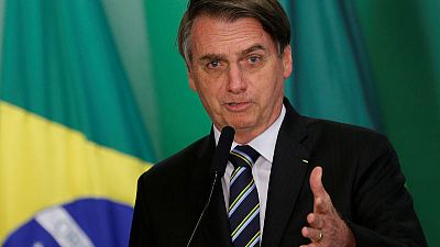 Brazil's Bolsonaro says rainforest reserve should be opened to mining Brazil's Bolsonaro says rainforest reserve should be opened to mining