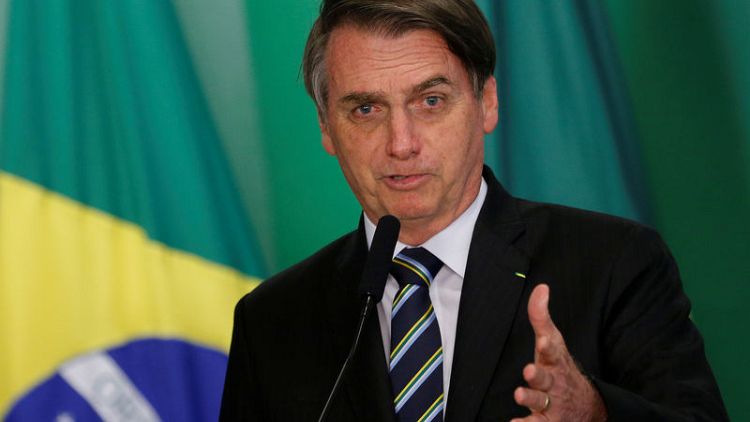 Brazil's Bolsonaro says rainforest reserve should be opened to mining