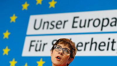 German conservative leader blasts SPD over NATO spending target German conservative leader blasts SPD over NATO spending target