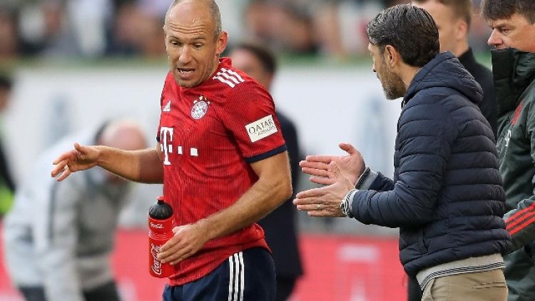 Robben,non credo giocherò più nel Bayern