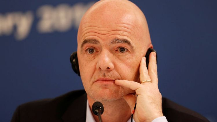 FIFA urges federations, leagues to take hard line on racism