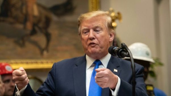 Le président américain Donald Trump, le 12 avril 2019, à la Maison Blanche Le président américain Donald Trump, le 12 avril 2019, à la Maison Blanche