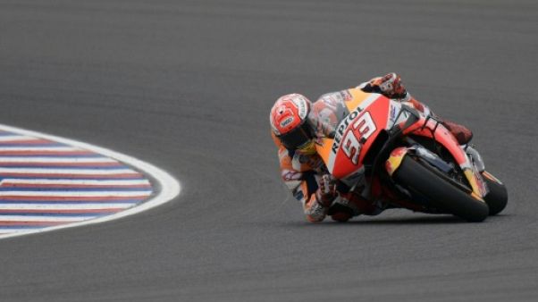 L'Espagnol Marc Marquez lors du GP d'Argentine le 31 mars 2019 L'Espagnol Marc Marquez lors du GP d'Argentine le 31 mars 2019