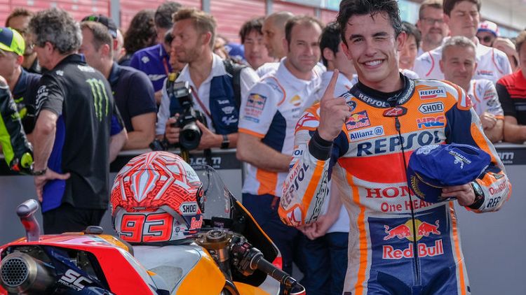 Motorcycling - Marquez on pole in Austin for seventh year in a row