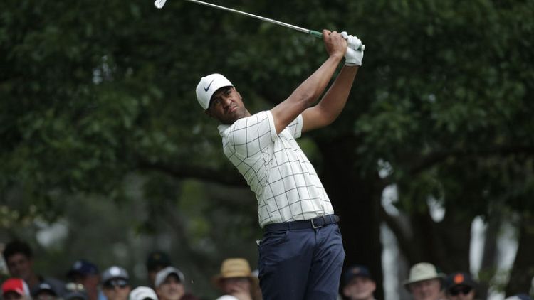 Sure-footed Finau makes charge up Masters leaderboard