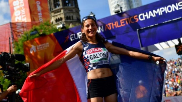 Marathon de Paris: Clémence Calvin a pris le départ Marathon de Paris: Clémence Calvin a pris le départ