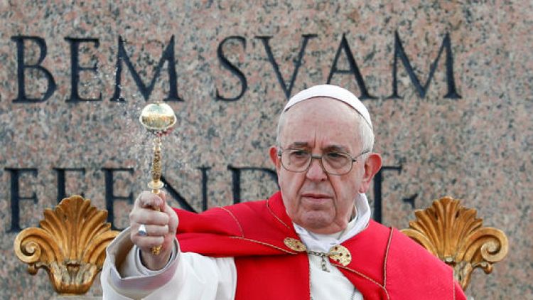 البابا في أحد السعف: الكنيسة تحتاج لأن تتحلى بالتواضع