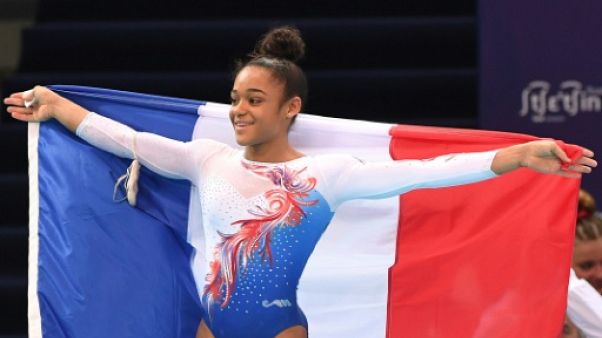Gym: De Jesus Dos Santos veut "chatouiller Simone Biles" Gym: De Jesus Dos Santos veut "chatouiller Simone Biles"