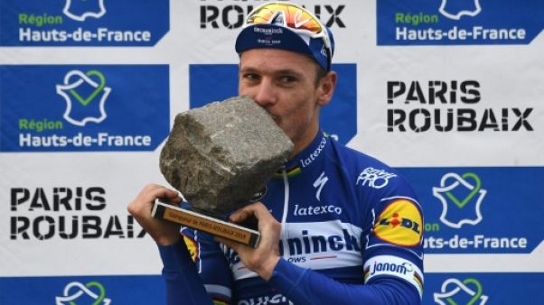 Le Belge Philippe Gilbert remporte Paris-Roubaix le 14 avril 2019 Le Belge Philippe Gilbert remporte Paris-Roubaix le 14 avril 2019