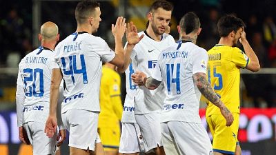 Frosinone-Inter 1-3 nel match serale
