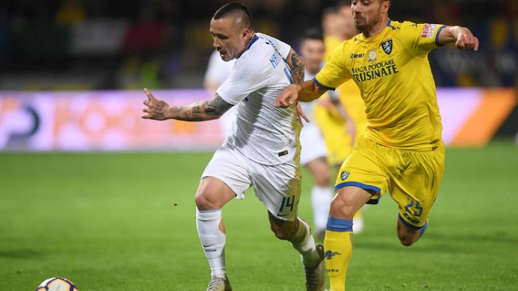 Inter boost Champions League hopes with win at Frosinone