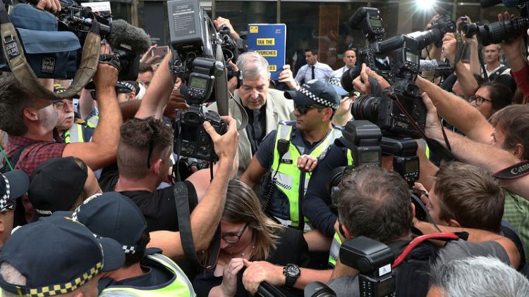 Australian media charges over Cardinal Pell trial 'chilling' for open justice - lawyer