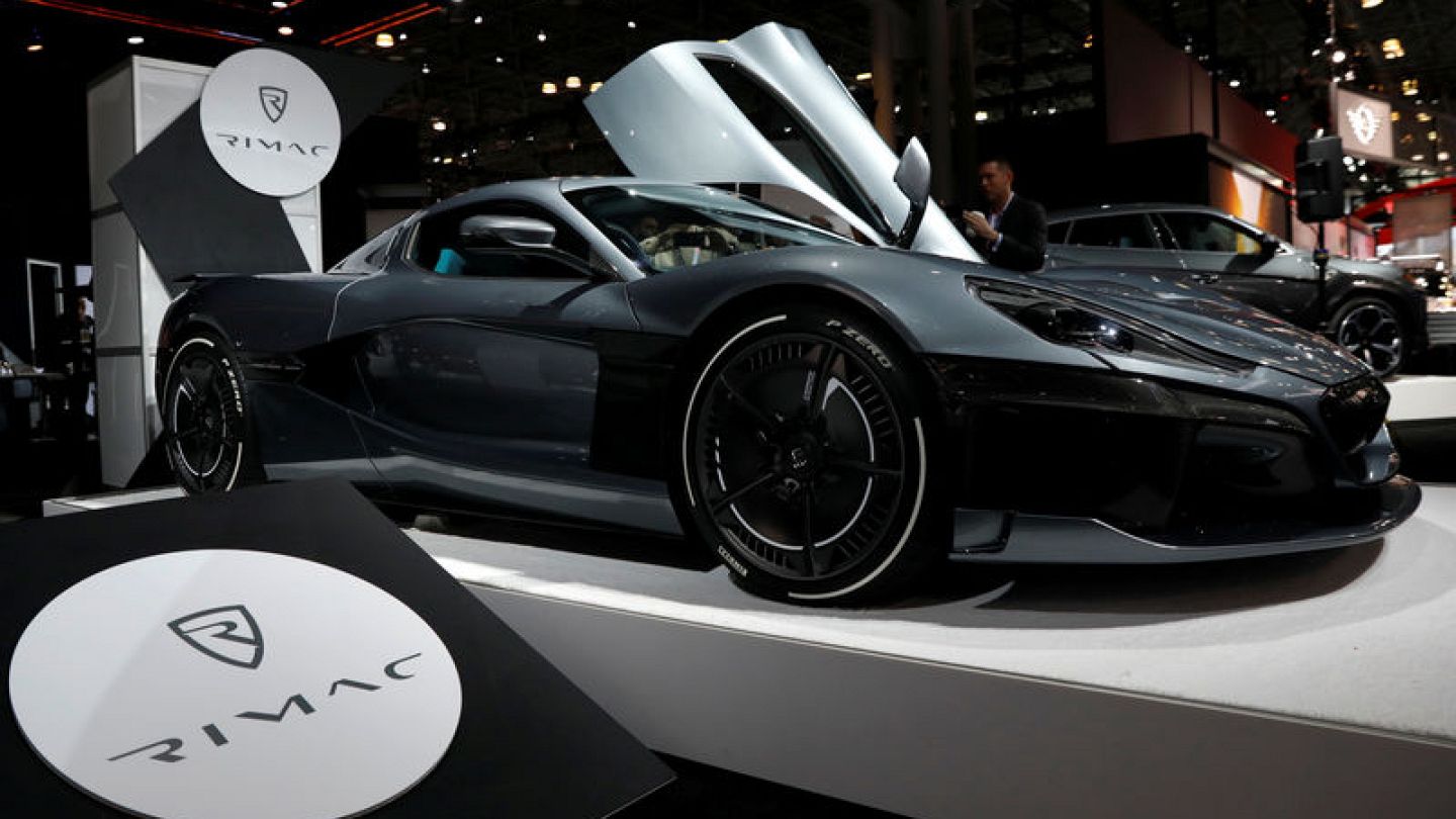 Rimac Automobili, $2million dollar hypercar is on display inside Wynn , Hypercars