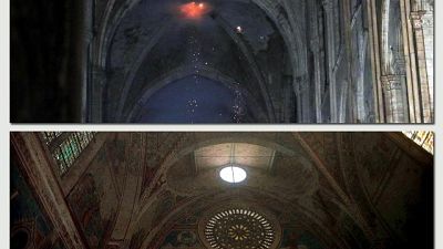 Ferita Notre Dame come Assisi per sisma Ferita Notre Dame come Assisi per sisma