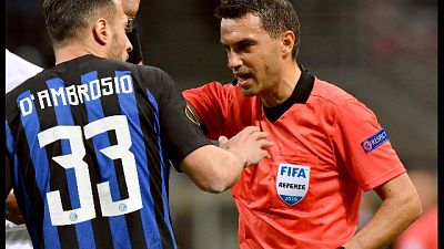 Rumeno Hategan arbitra Napoli-Arsenal Rumeno Hategan arbitra Napoli-Arsenal