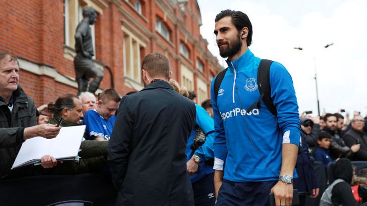 Everton's Gomes hit with three-match ban after accepting FA charge