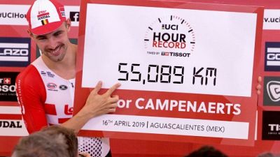 Record de l'heure: Campenaerts bat Wiggins et dépasse les 55 kilomètres